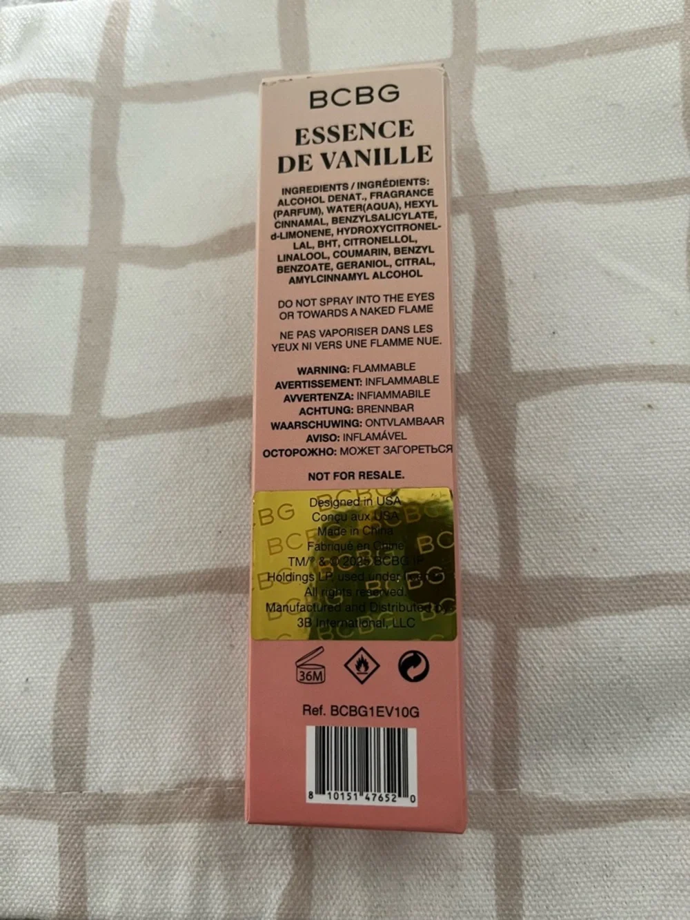 BCBG Essence De Vanille Spray, Travel